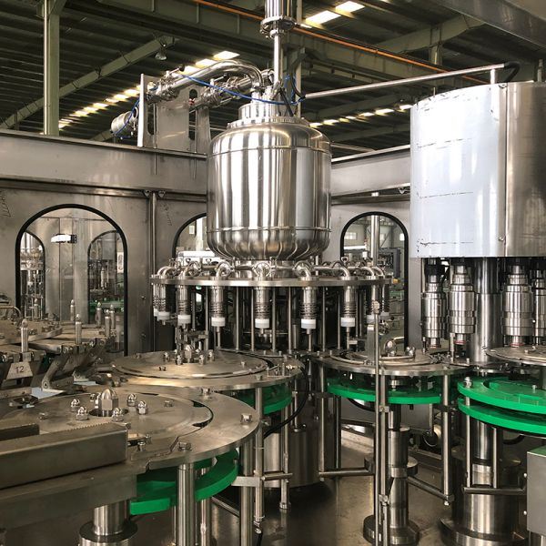 Автоматическое оборудование для розлива негазированных напитков 3-в-1